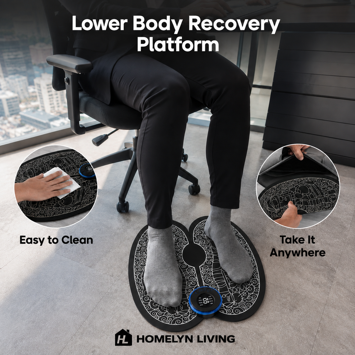 Lower Body Recovery Platform - 50% Off + Free Shipping Last Day Promotion!