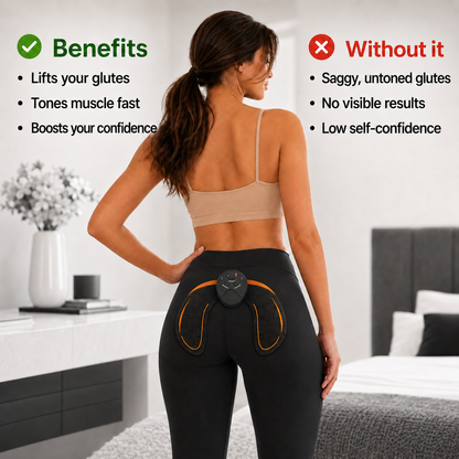 Gluteal Sculpting Device with Pulse Massage Technology